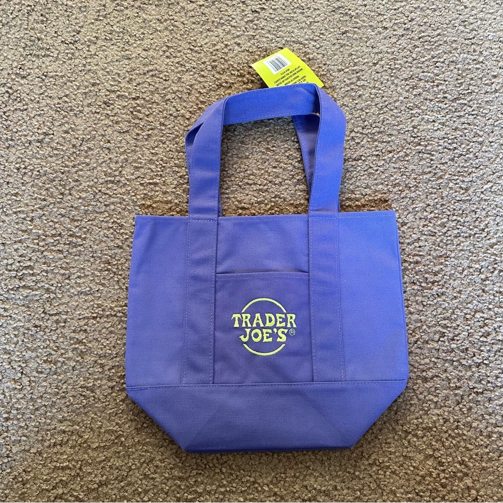 Trader Joe’s limited edition Halloween canvas Purple Tote Bag
